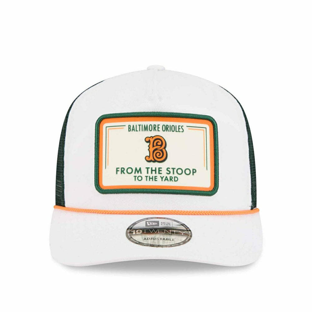 Baltimore Orioles 2026 MLB City Connect 19TWENTY Fan Pack Adjustable Trucker Cap White - Taass for sale