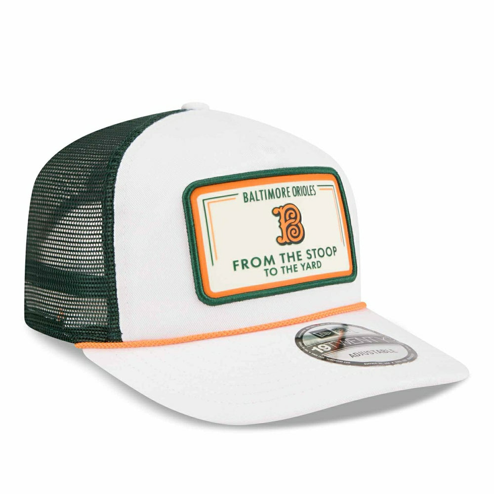 Baltimore Orioles 2026 MLB City Connect 19TWENTY Fan Pack Adjustable Trucker Cap White - Taass for sale