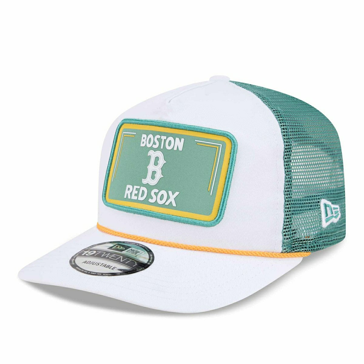 Boston Red Sox 2026 MLB City Connect 19TWENTY Fan Pack Adjustable Trucker Cap White - Taass Online