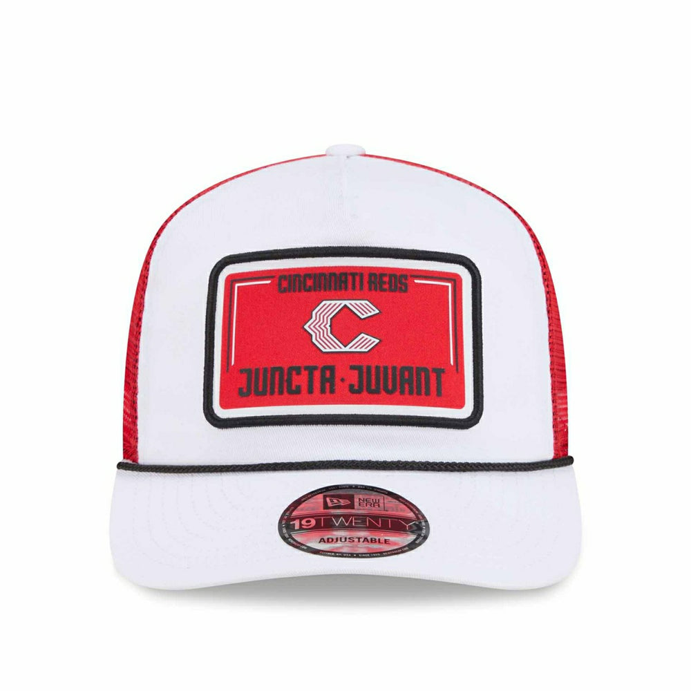 Cincinnati Reds 2026 MLB City Connect 19TWENTY Fan Pack Adjustable Trucker Cap White - Taass US