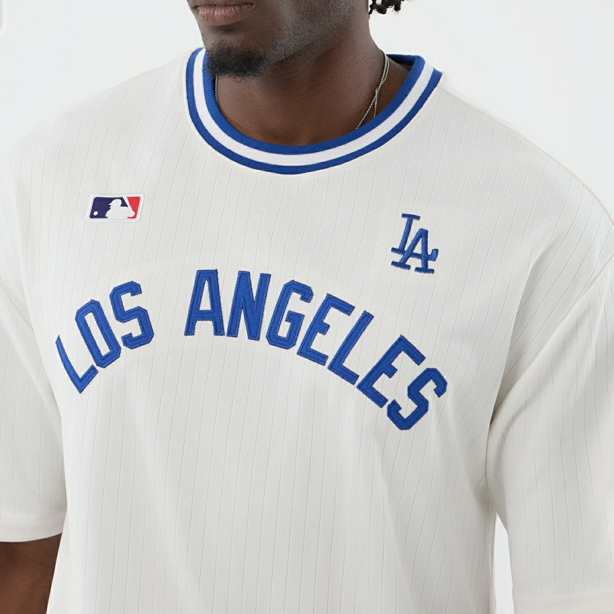 Los Angeles Dodgers Team Arch Oversized MLB T-Shirt White - Taass US