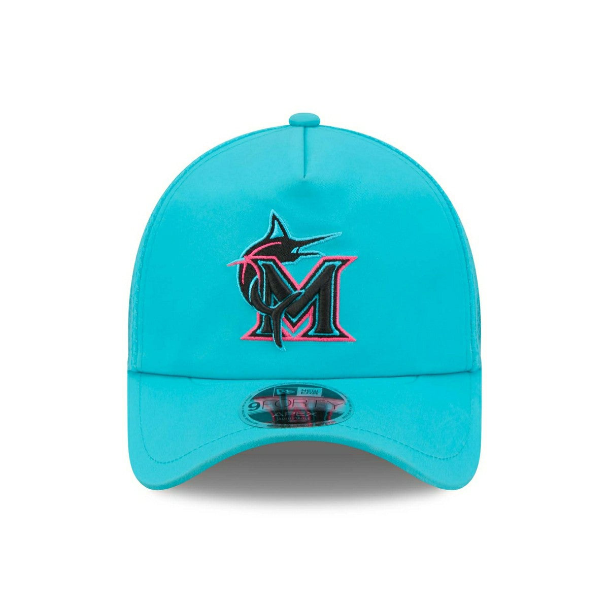 Miami Marlins 2026 MLB City Connect 9FORTY APEX Trucker Cap Teal - Taass on sale