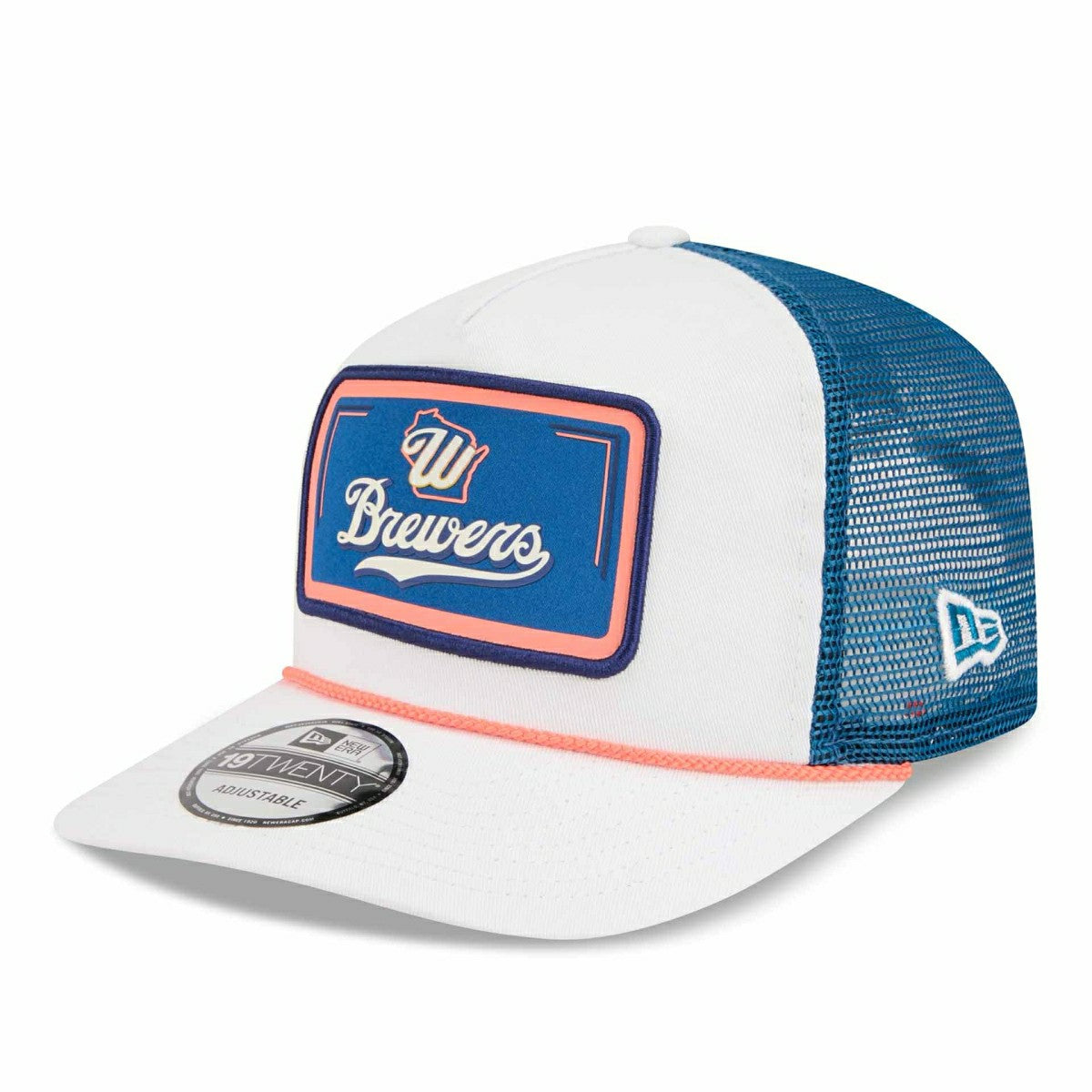 Milwaukee Brewers 2026 MLB City Connect 19TWENTY Fan Pack Adjustable Trucker Cap White - Taass sale