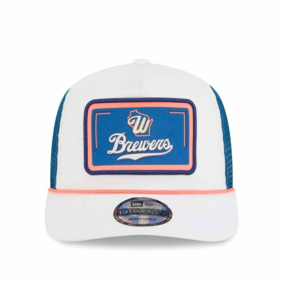 Milwaukee Brewers 2026 MLB City Connect 19TWENTY Fan Pack Adjustable Trucker Cap White - Taass sale