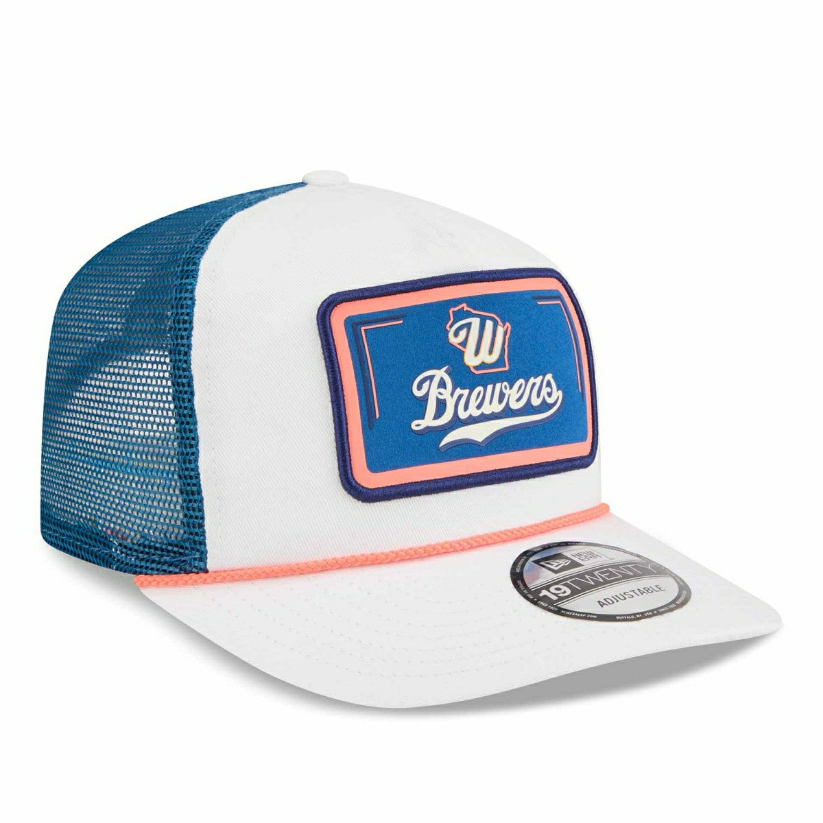 Milwaukee Brewers 2026 MLB City Connect 19TWENTY Fan Pack Adjustable Trucker Cap White - Taass sale