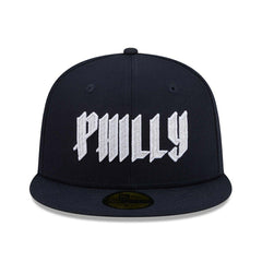 Philadelphia Phillies MLB City Connect Fan Pack 59FIFTY Fitted Cap Navy - Taass discount