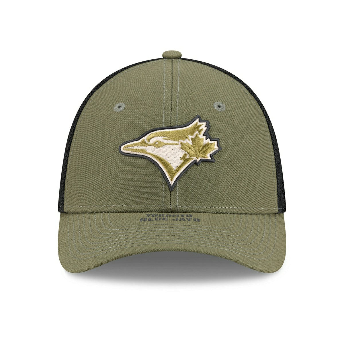 Toronto Blue Jays 2026 MLB Armed Forces 39THIRTY M-Crown Flex Cap Olive - Taass US
