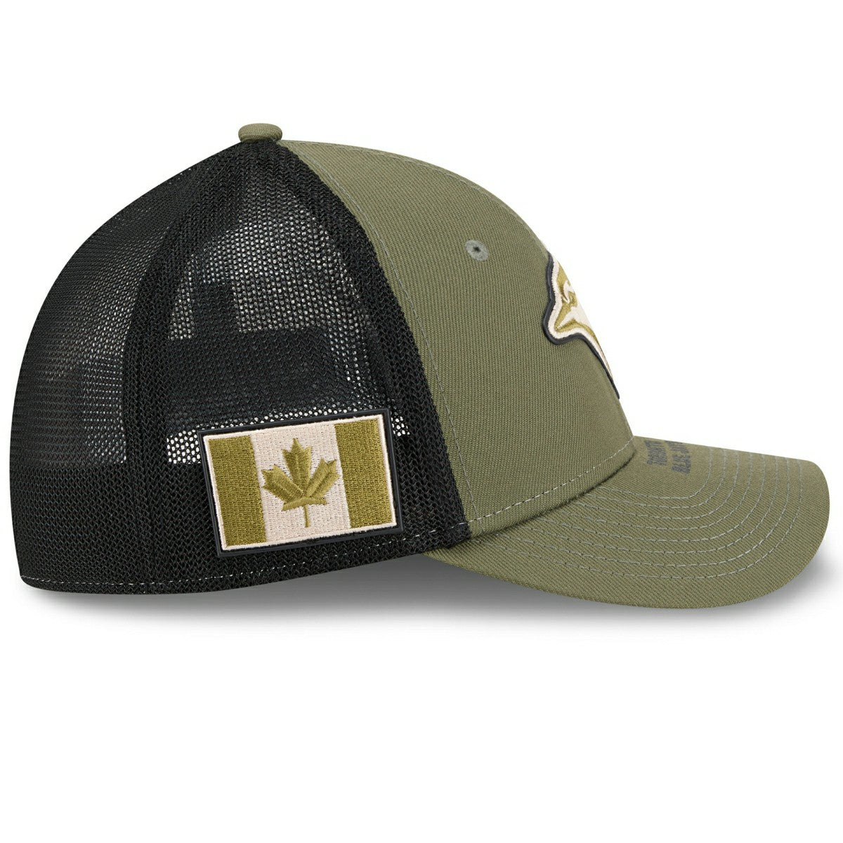 Toronto Blue Jays 2026 MLB Armed Forces 39THIRTY M-Crown Flex Cap Olive - Taass US