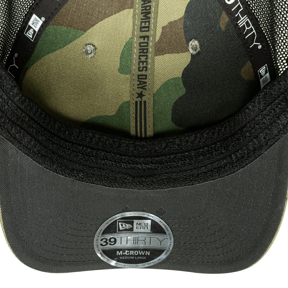 Toronto Blue Jays 2026 MLB Armed Forces 39THIRTY M-Crown Flex Cap Olive - Taass US