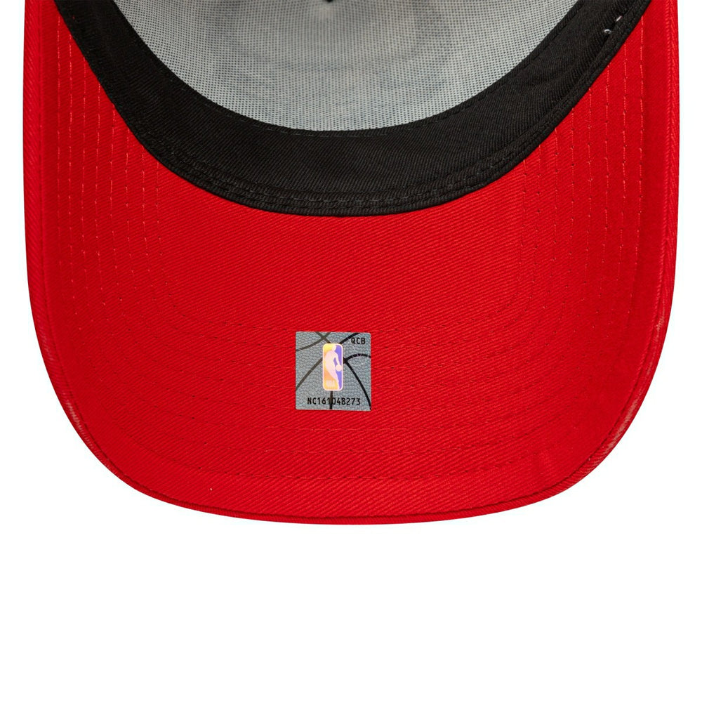 Chicago Bulls 6-Time Champion Side Patch Trucker Adjustable NBA Cap Red - Taass discount
