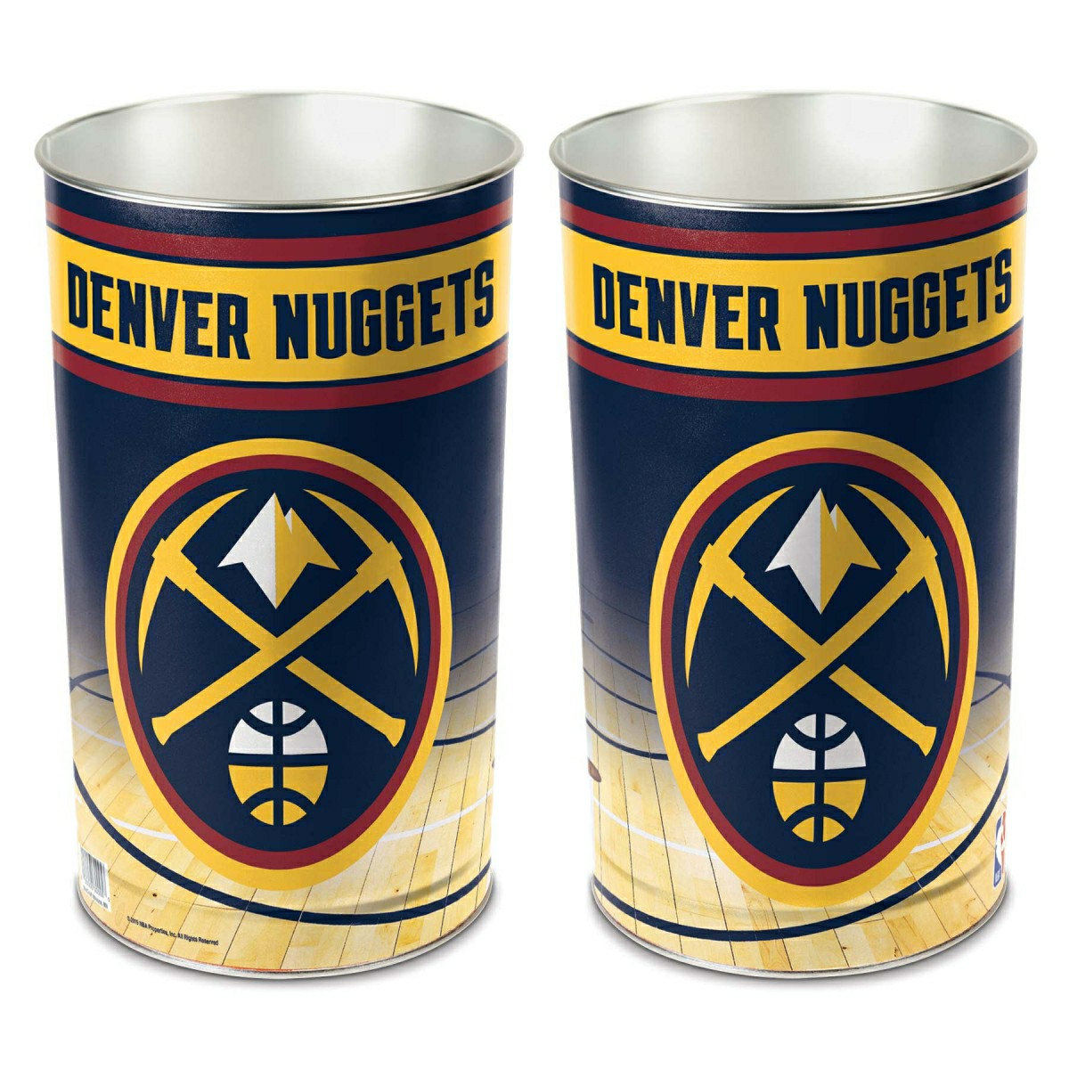 Denver Nuggets WinCraft Metal NBA Wastebasket - Taass sale