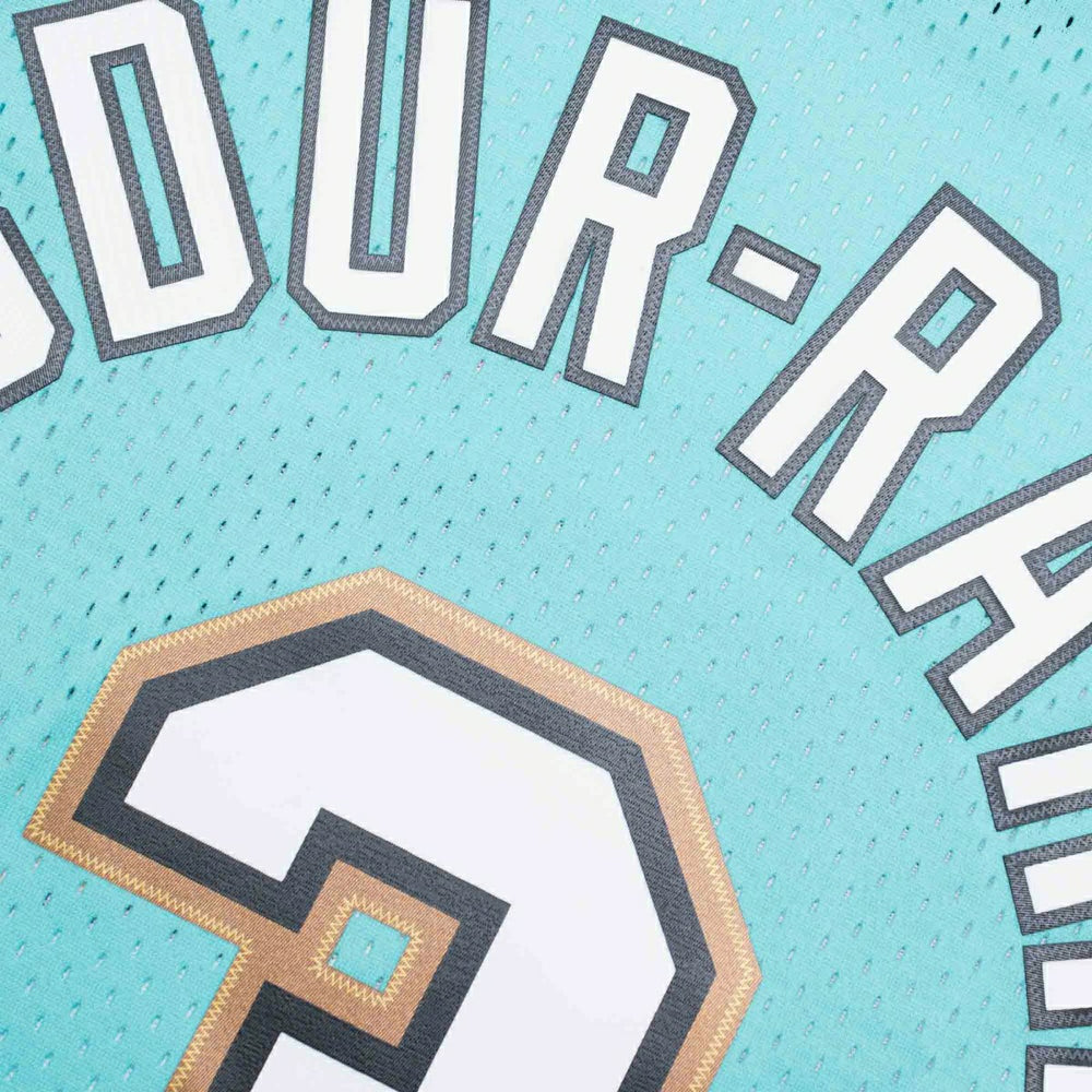 Shareef Abdur-Rahim #3 Vancouver Grizzlies 1996-97 Swingman NBA Jersey Teal - Taass sale