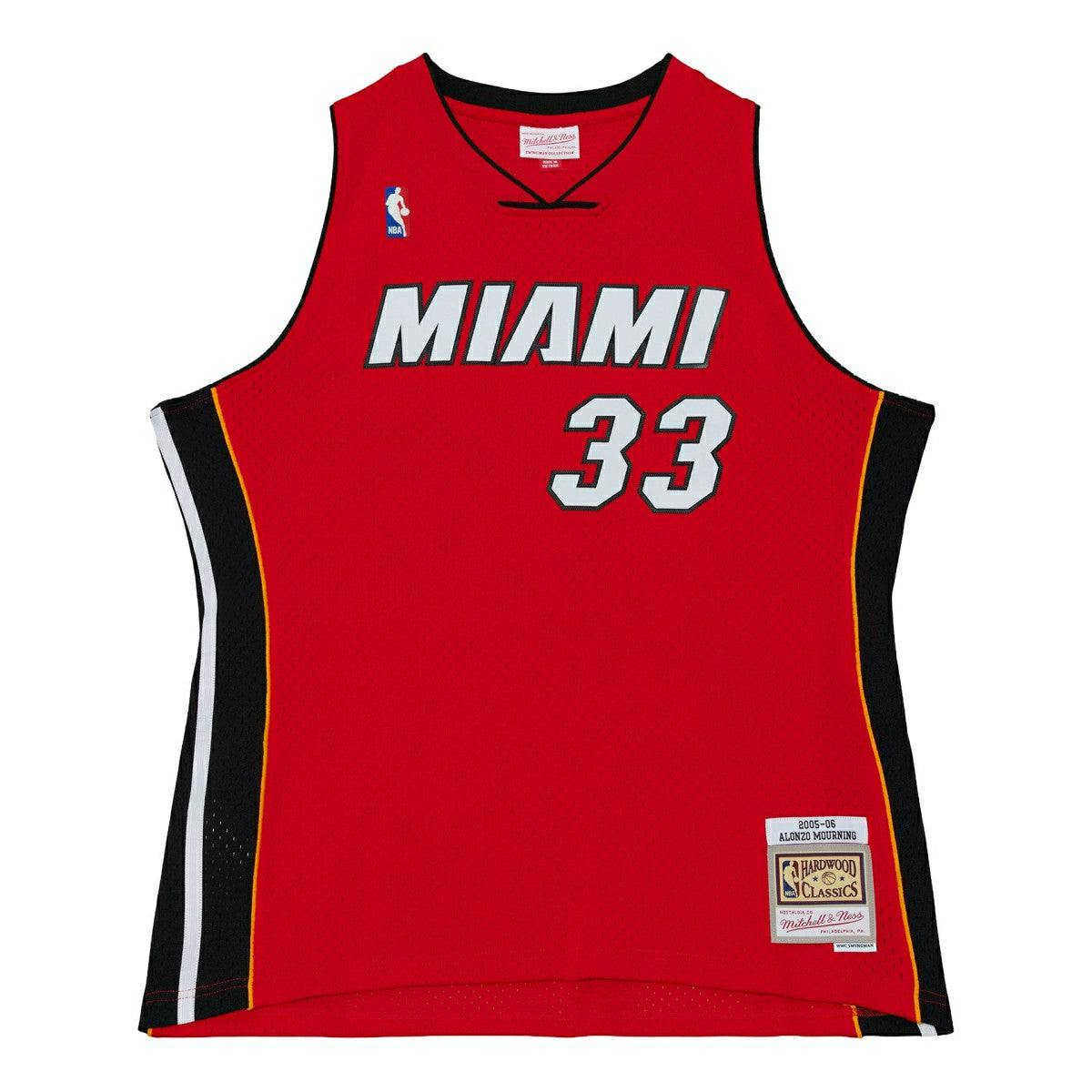 Alonzo Mourning #33 Miami Heat 2005-06 Swingman NBA Jersey Red - Taass for sale
