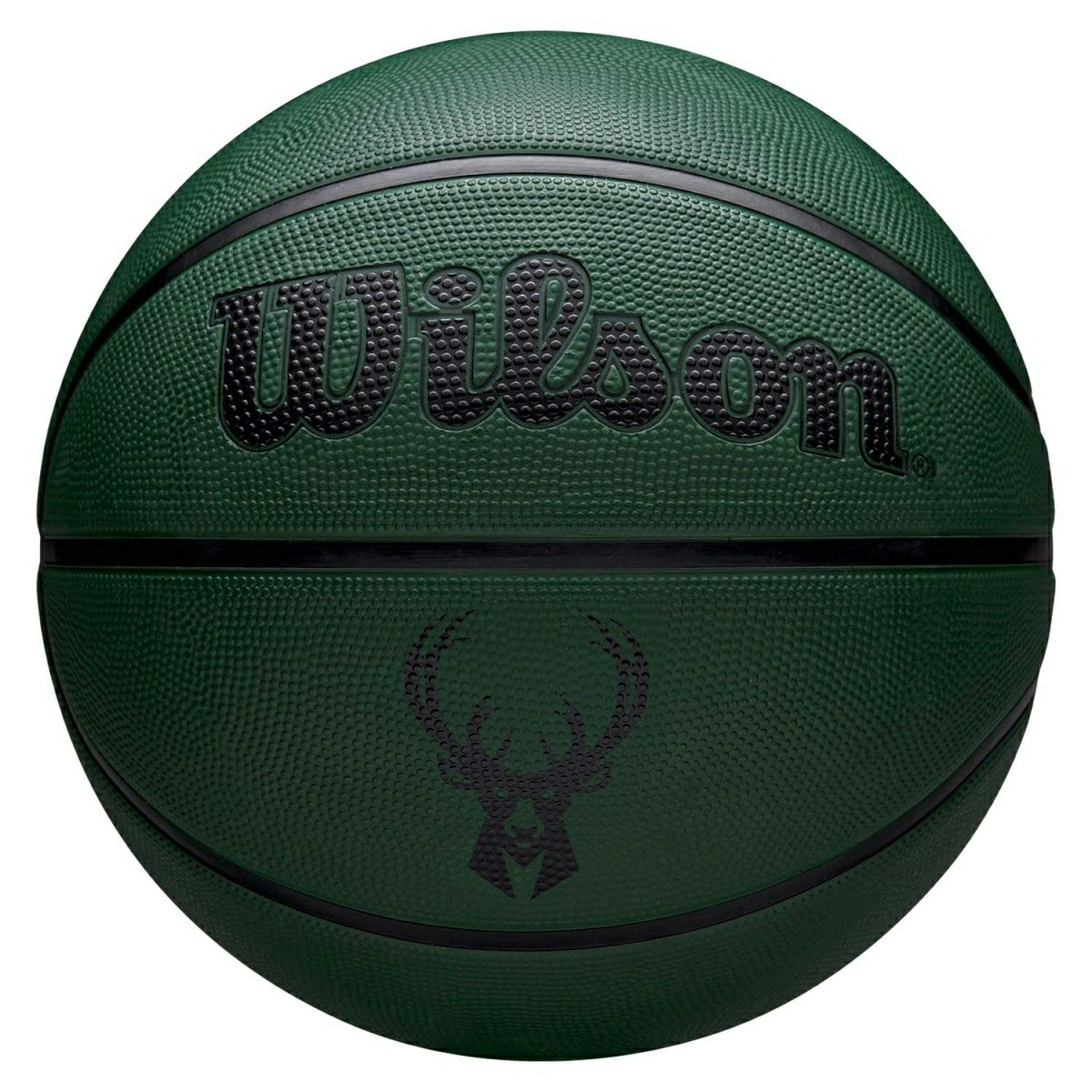 Milwaukee Bucks Solid Wilson NBA Basketball Green (Size 5) - Taass Online