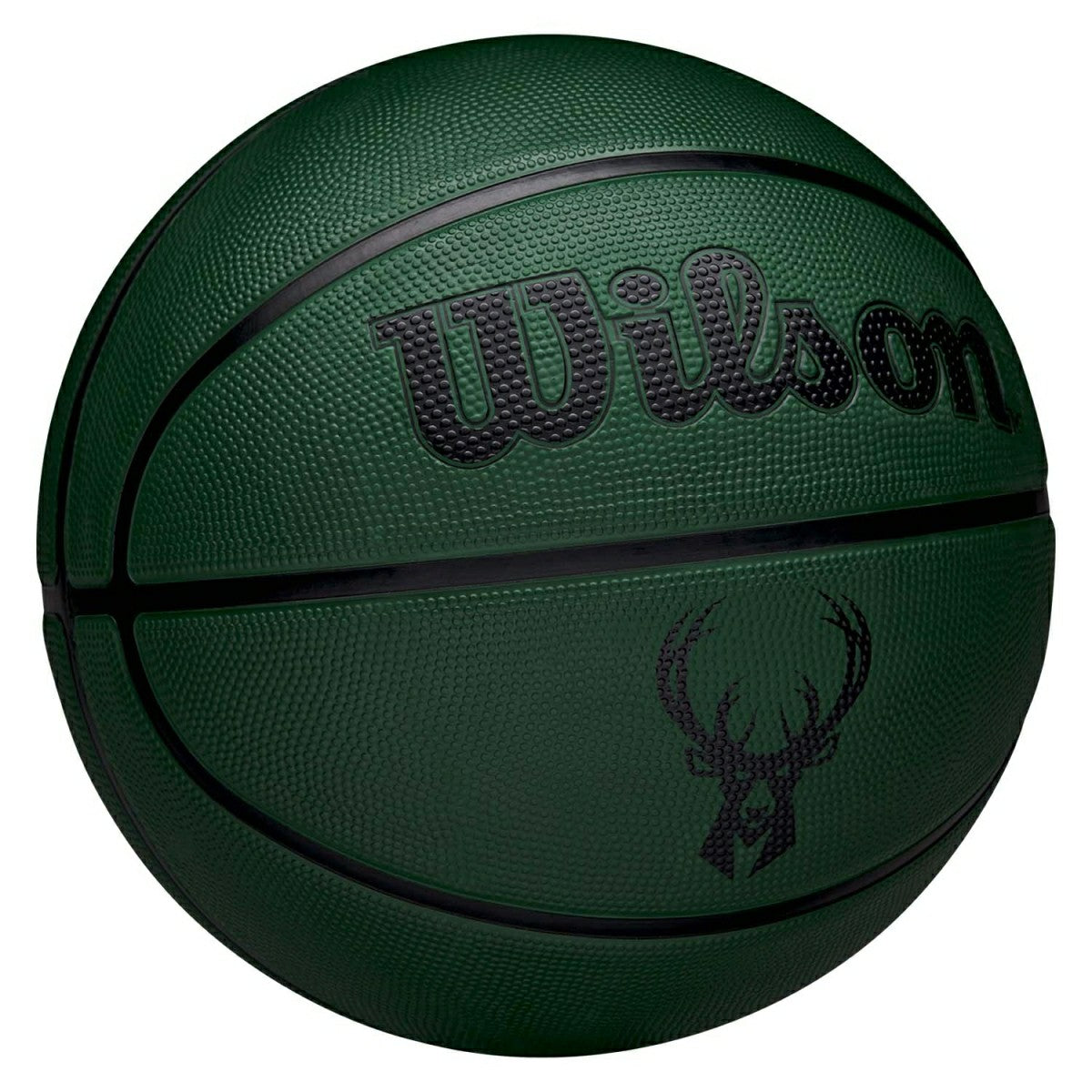Milwaukee Bucks Solid Wilson NBA Basketball Green (Size 5) - Taass Online