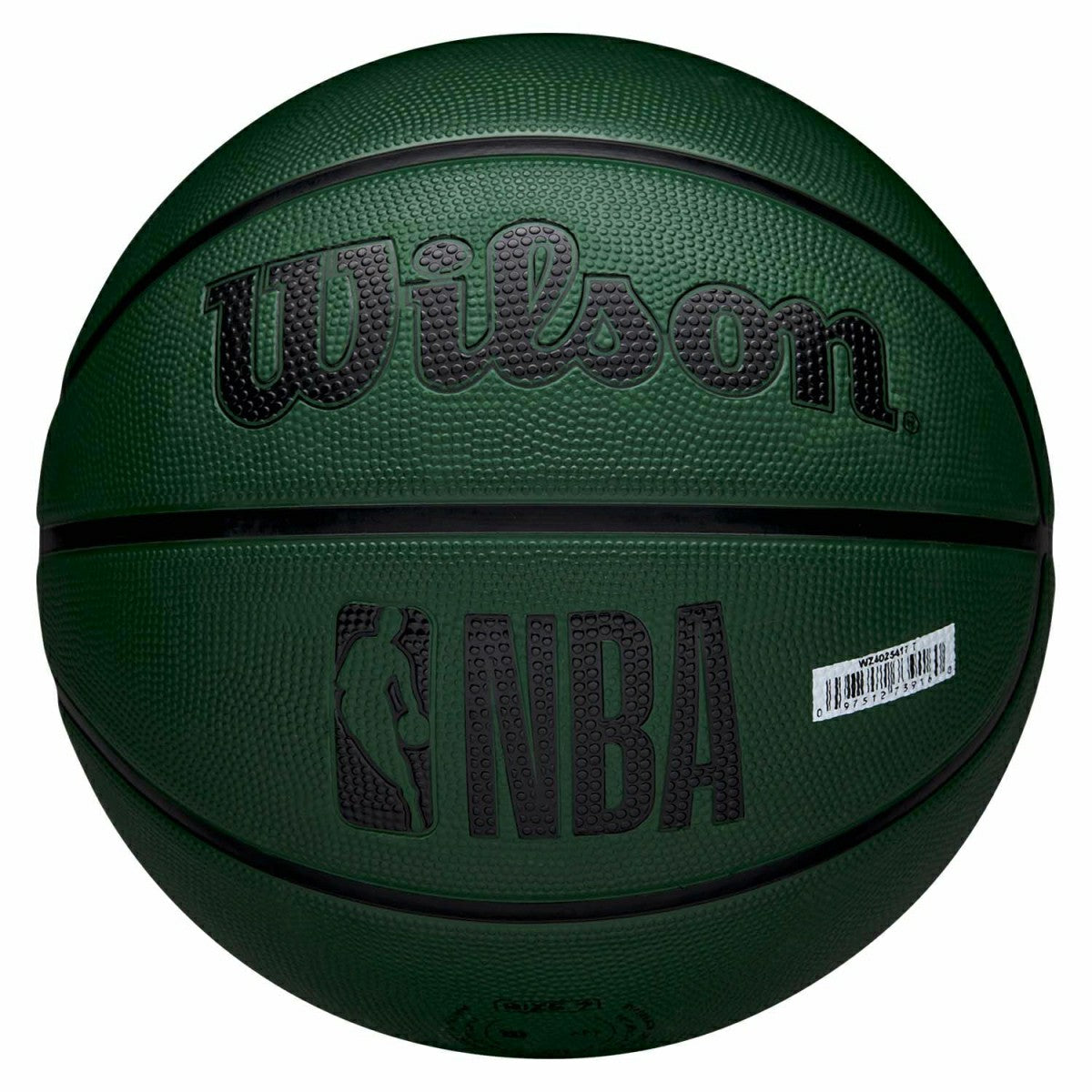 Milwaukee Bucks Solid Wilson NBA Basketball Green (Size 5) - Taass Online