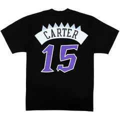 Vince Carter #15 Toronto Raptors Player NBA T-Shirt Black - Taass on sale
