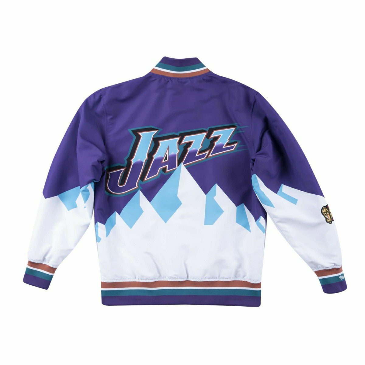 Utah Jazz 1997-98 Authentic Warm Up NBA Jacket Purple - Taass sale