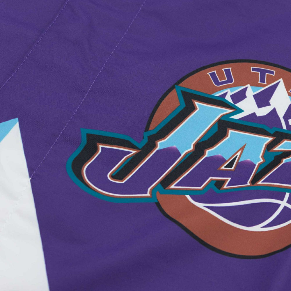 Utah Jazz 1997-98 Authentic Warm Up NBA Jacket Purple - Taass sale