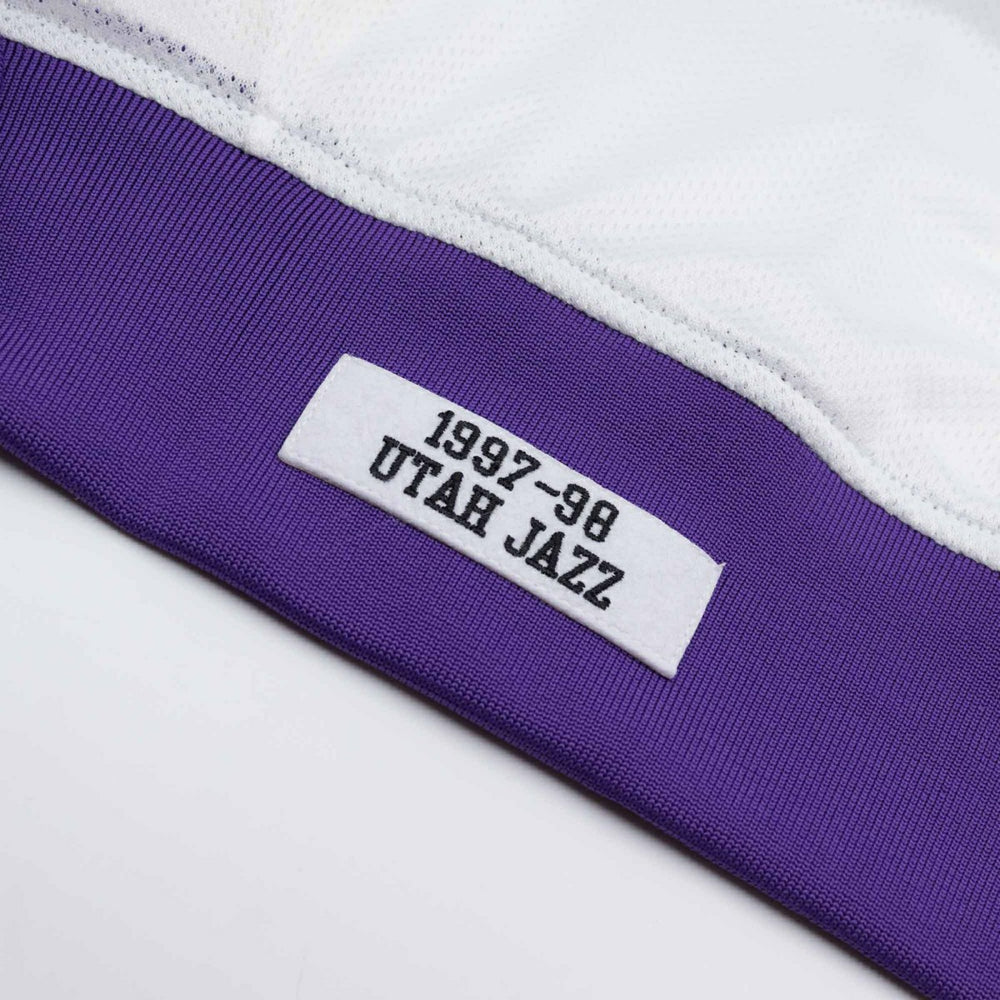 Utah Jazz 1997-98 Authentic Warm Up NBA Jacket Purple - Taass sale