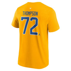 Tage Thompson #72 Buffalo Sabres Player NHL T-Shirt Yellow - Taass discount