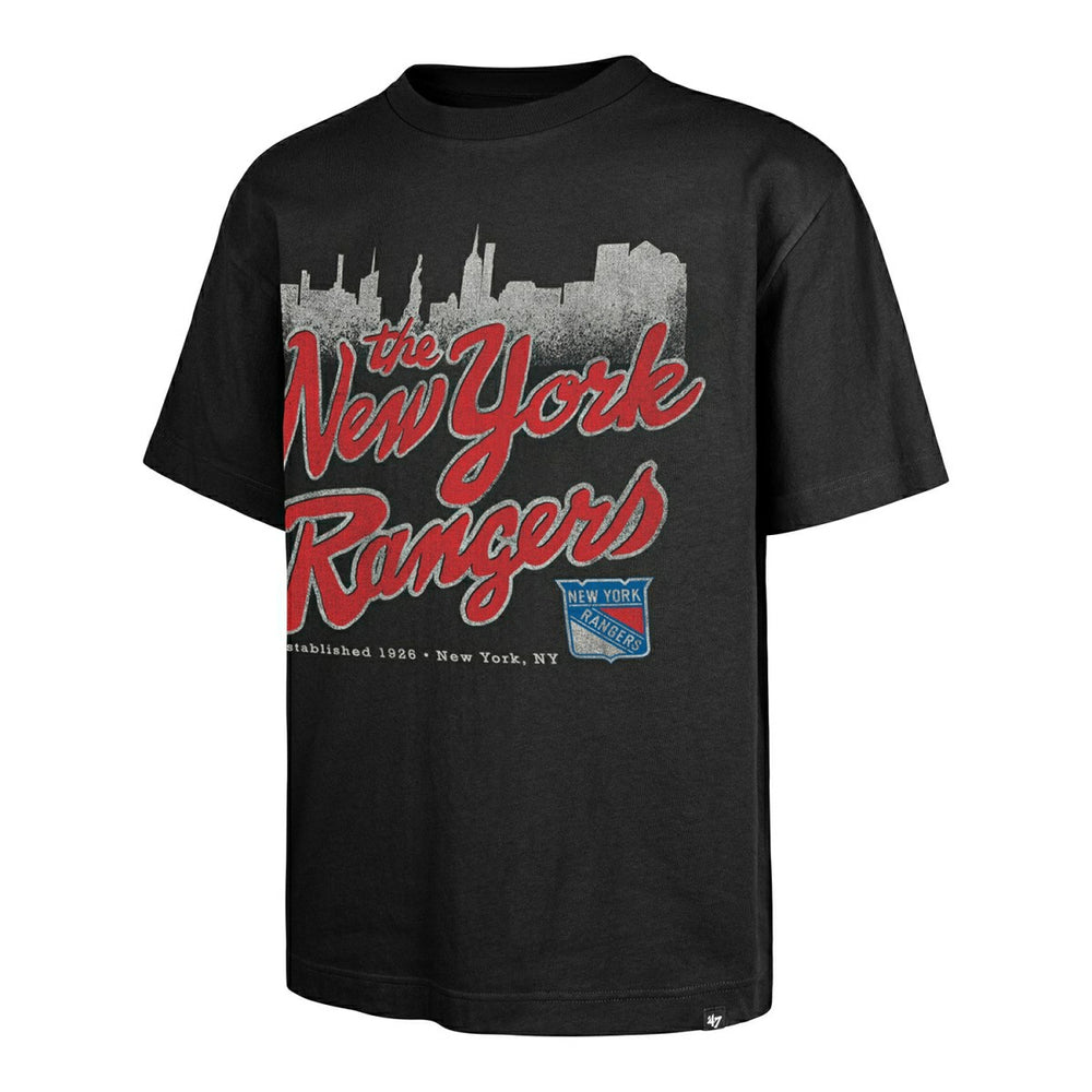 New York Rangers Flint Sigma '47 Foundation NHL T-Shirt Black - Taass on sale