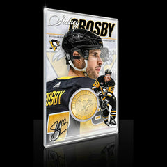 Sidney Crosby Pittsburgh Penguins Acrylic Bronze Coin Holder - Taass Online