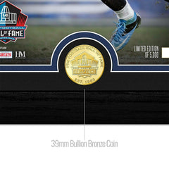 Luke Kuechly Carolina Panthers Hall of Fame Bronze Coin Framed NFL Photo - Taass outlet