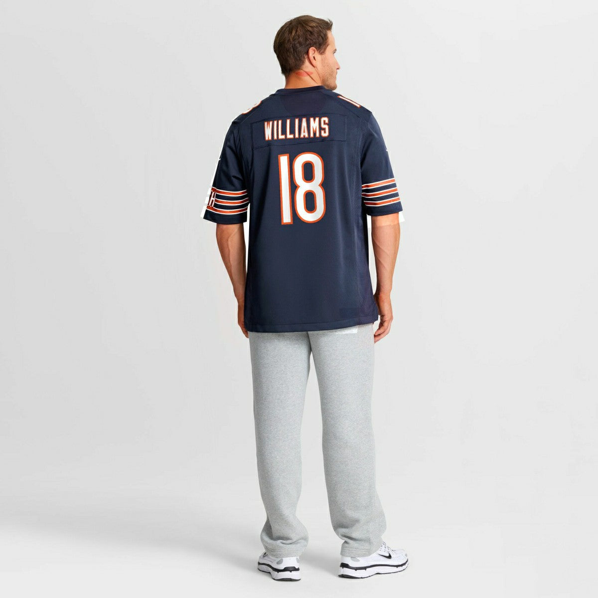 Caleb Williams #18 Chicago Bears Game NFL Jersey Navy - Taass discount
