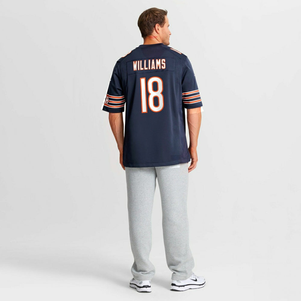 Caleb Williams #18 Chicago Bears Game NFL Jersey Navy - Taass discount