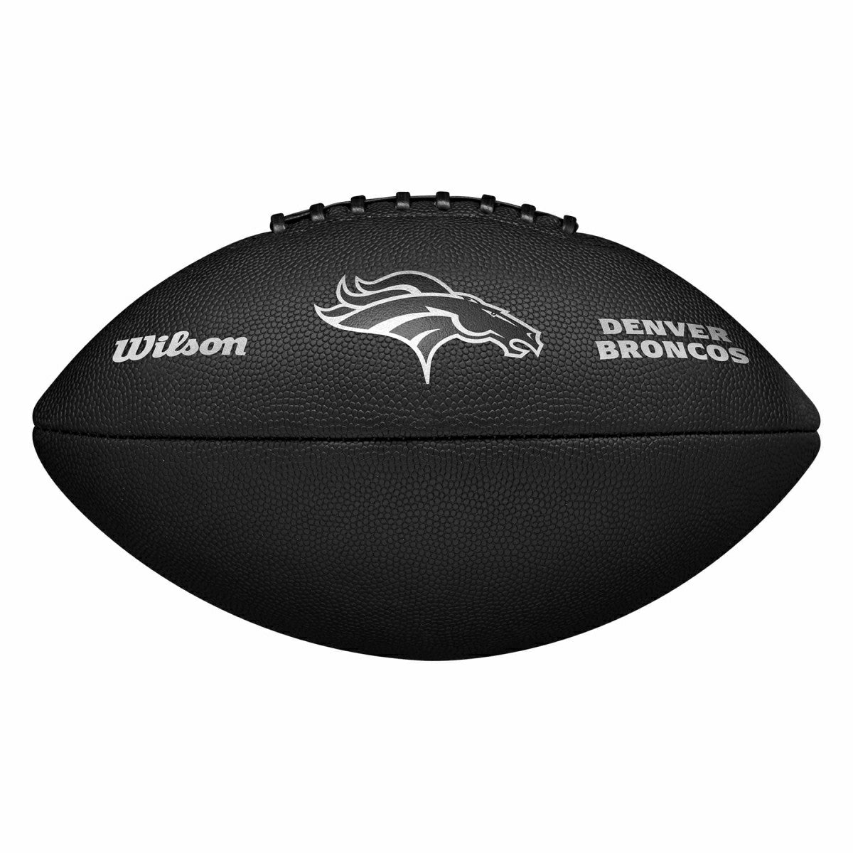 Denver Broncos Wilson Metallic Premiere Full Size NFL Football - Taass for sale