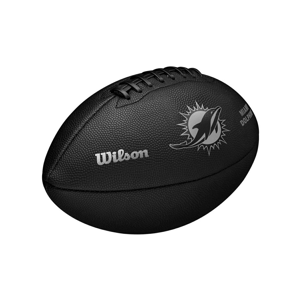 Miami Dolphins Wilson Metallic Premiere Full Size NFL Football - Taass discount
