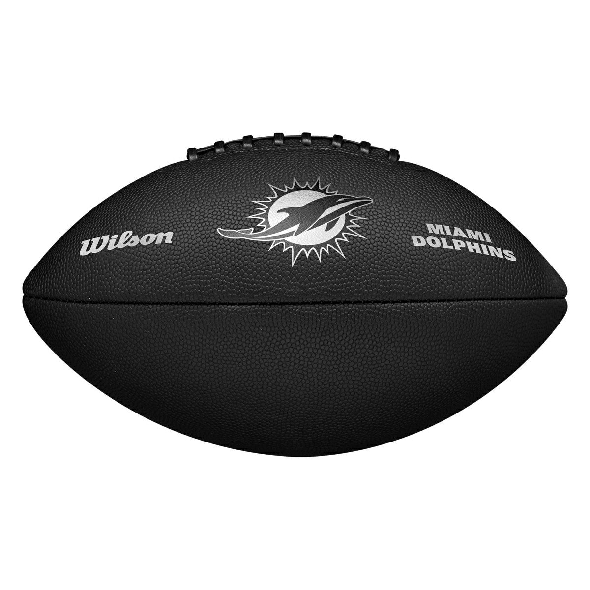 Miami Dolphins Wilson Metallic Premiere Full Size NFL Football - Taass discount