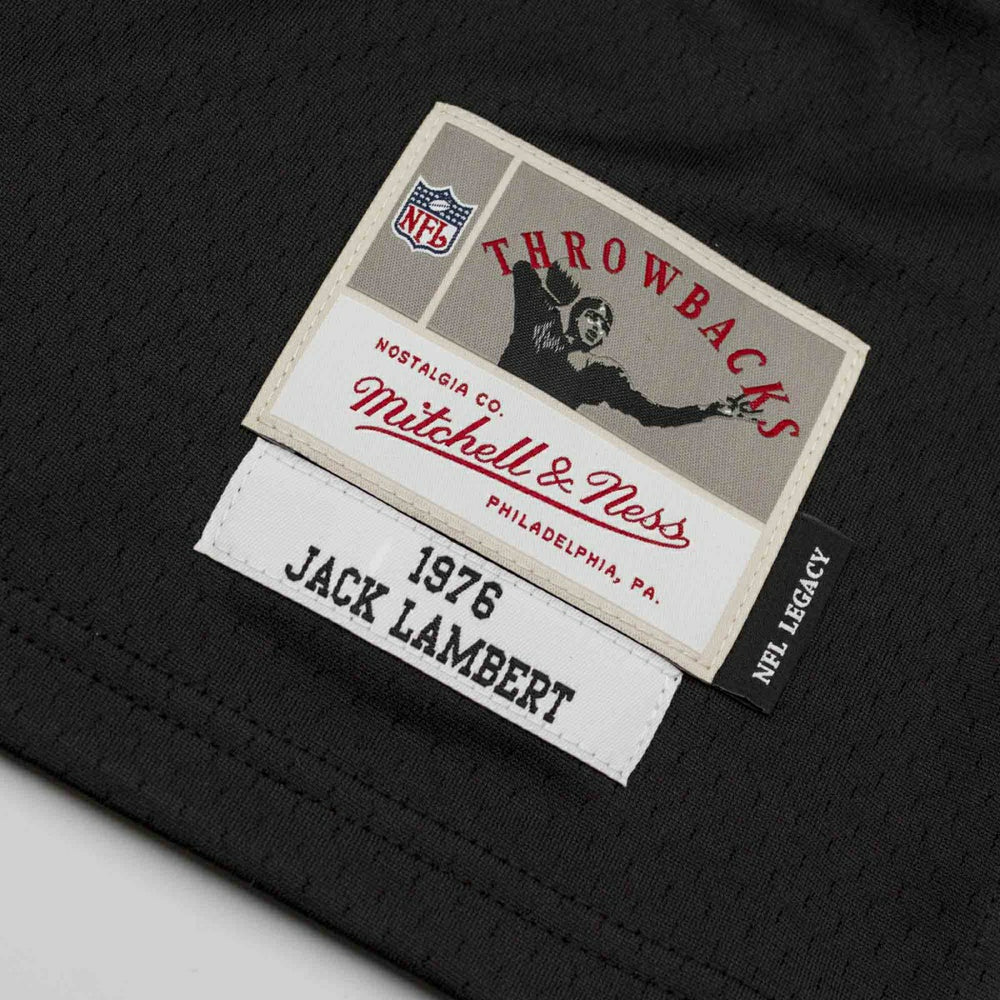 Jack Lambert #58 Pittsburgh Steelers 1976 Legacy Throwback NFL Jersey Black - Taass discount