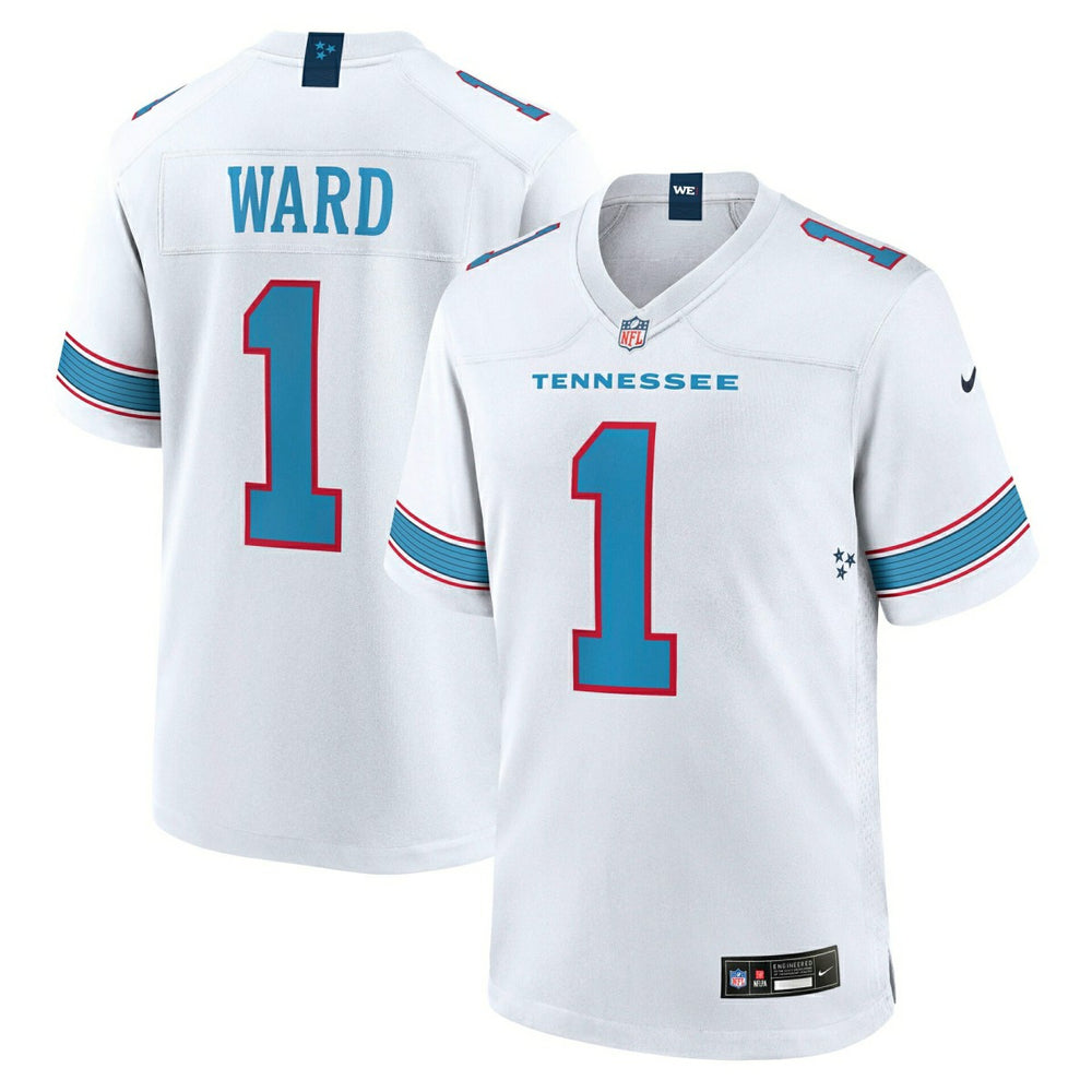 Cam Ward #1 Tennessee Titans 2026 Game NFL Jersey White - Taass for sale