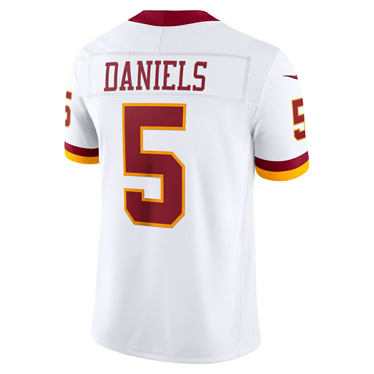 Jayden Daniels #5 Washington Commanders Sewn Down Limited NFL Jersey White - Taass Online