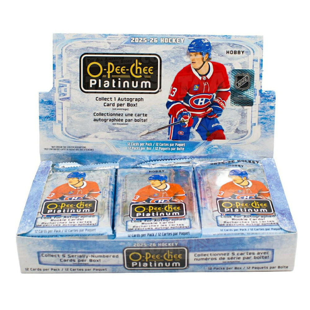 2025/26 Upper Deck O-Pee-Chee Platinum Hockey NHL Hobby Pack - Taass sale