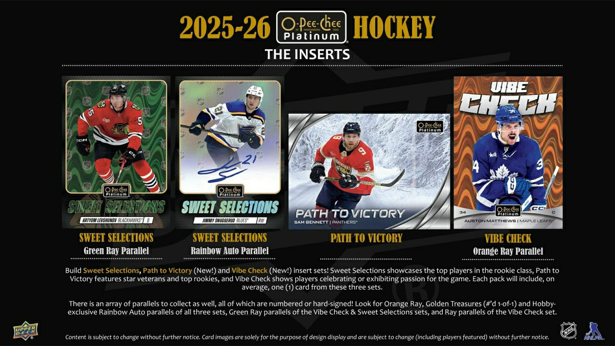 2025/26 Upper Deck O-Pee-Chee Platinum Hockey NHL Hobby Pack - Taass sale