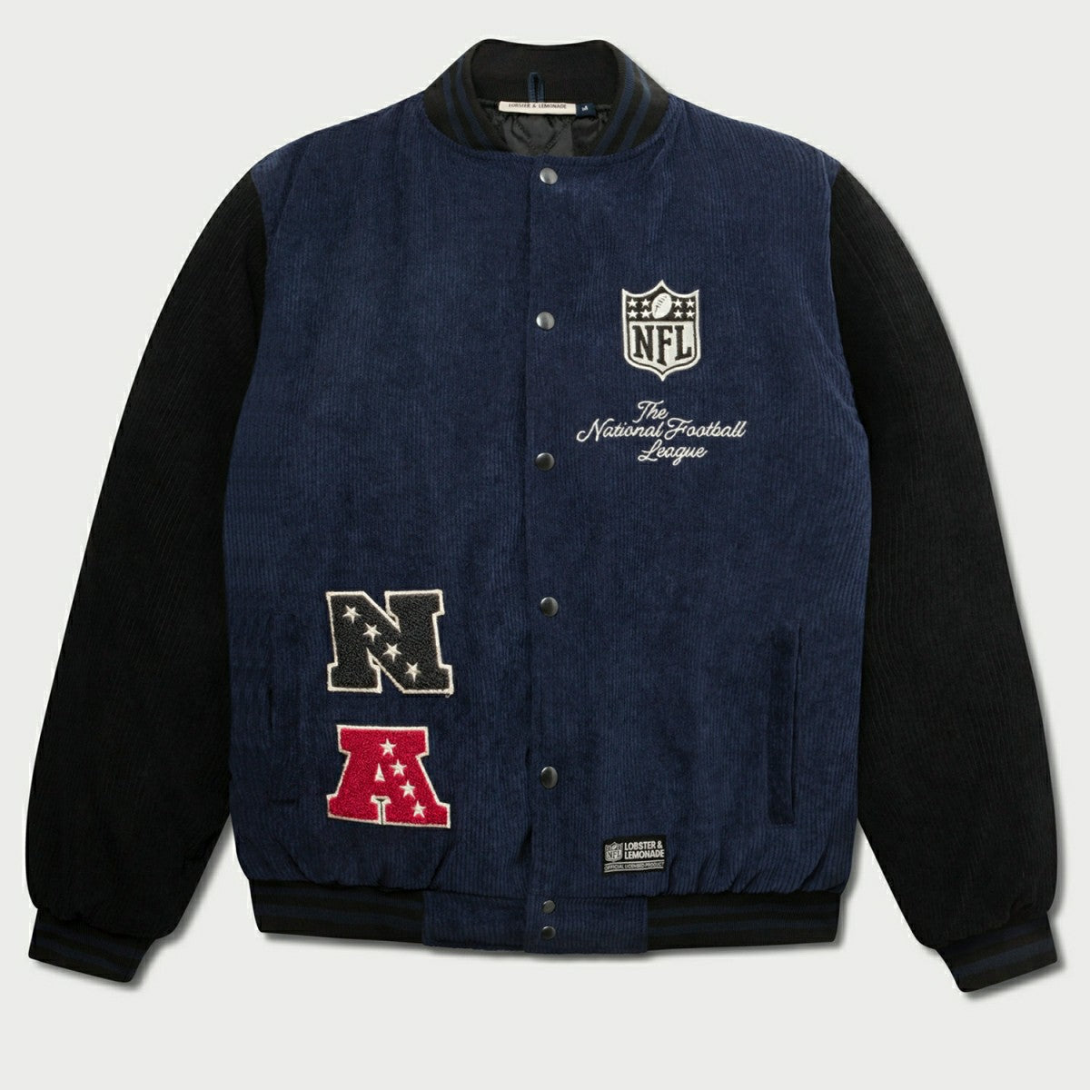 NFL Shield Core L&L '30 Varsity Jacket Navy - Taass outlet