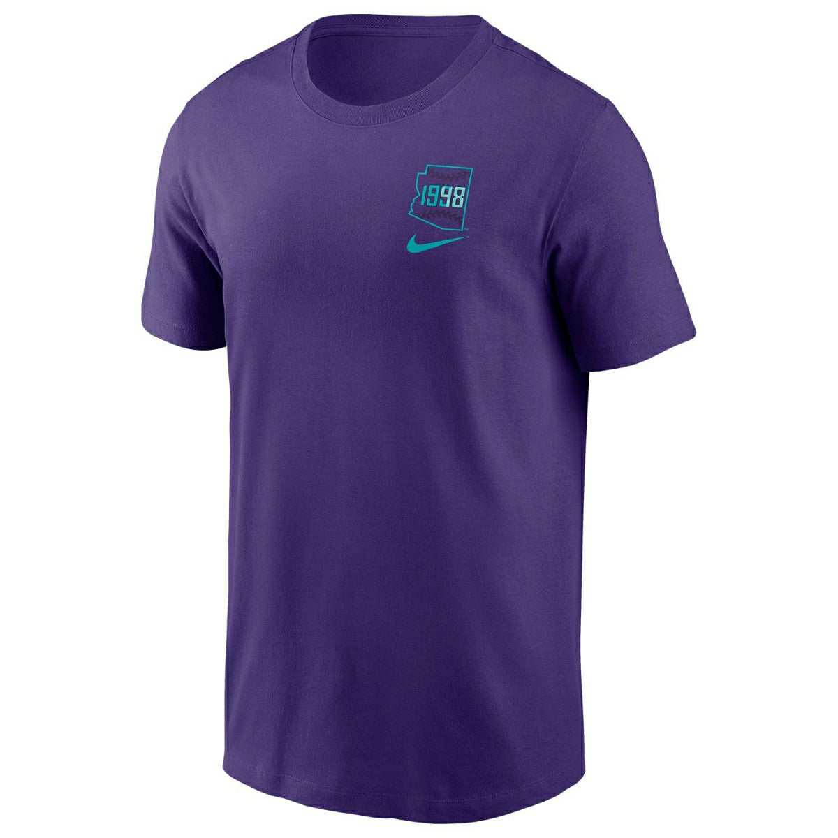 Arizona Diamondbacks City Connect 2-Hit Nike Cotton T-Shirt Purple - Taass Online