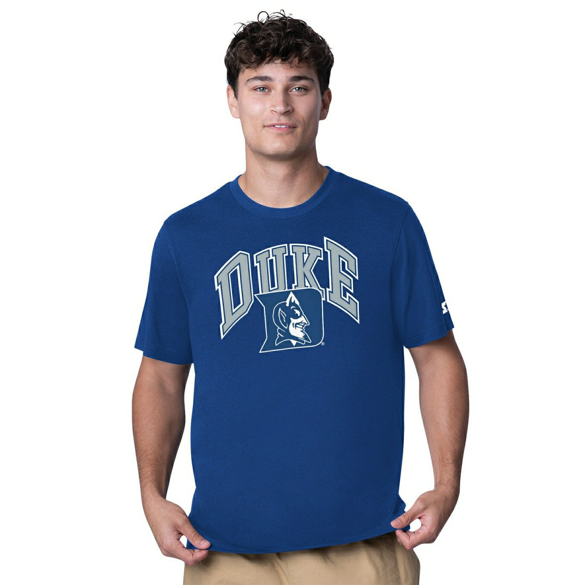 Duke Blue Devils Starter Team Arch NCAA T-Shirt Blue - Taass Online