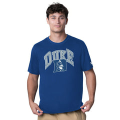 Duke Blue Devils Starter Team Arch NCAA T-Shirt Blue - Taass Online
