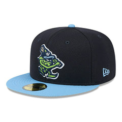 Hillsboro Hops MiLB Batting Practice Authentic 59FIFTY Fitted Cap Navy - Taass for sale