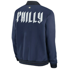 Philadelphia Phillies 2024 City Connect MLB Authentic Nike Bomber Jacket Navy - Taass Online