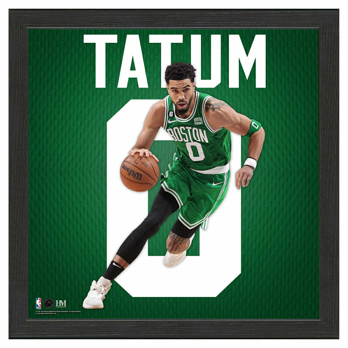 Jayson Tatum #0 Boston Celtics Impact Jersey Framed NBA Photo - Taass discount