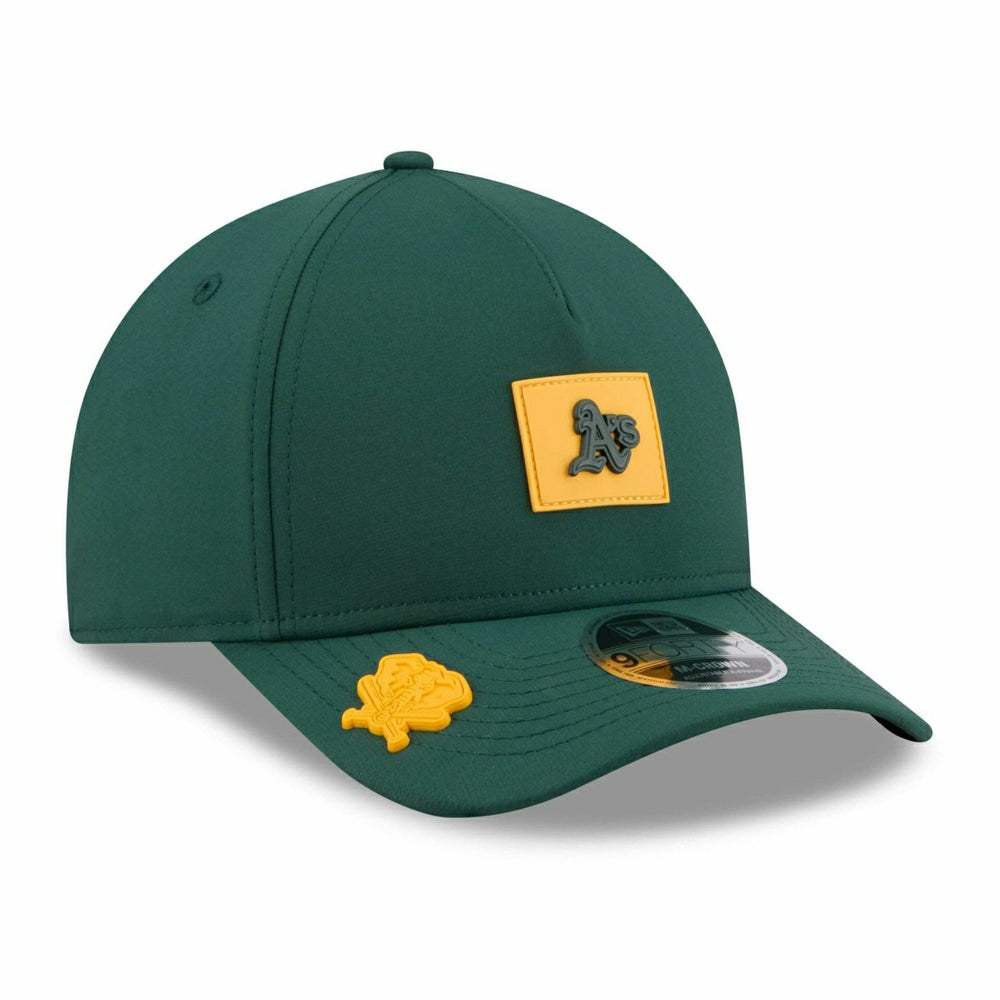 Athletics 2026 MLB Clubhouse 9FORTY M-Crown A-Frame Snapback Cap - Taass on sale