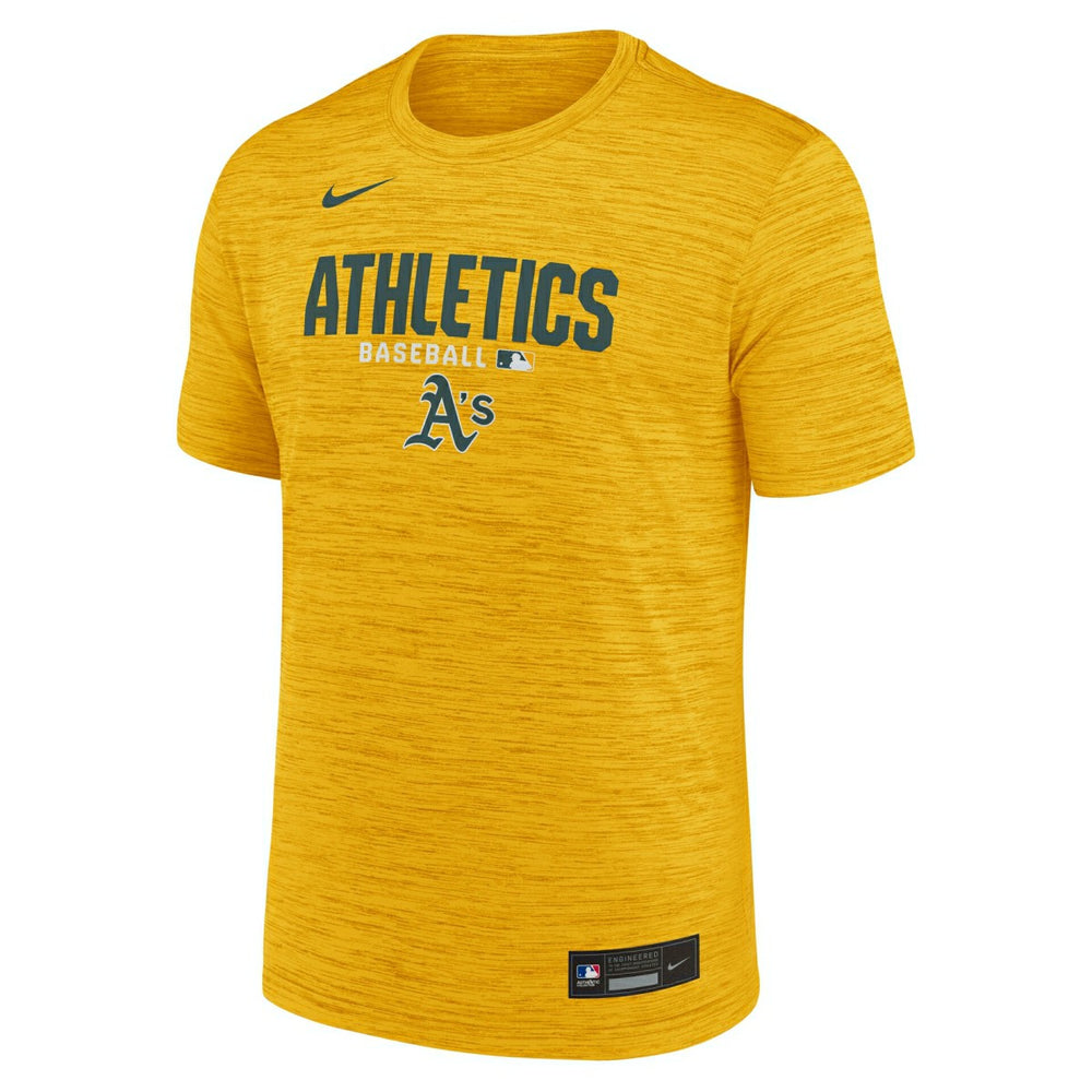 Athletics 2026 MLB Authentic Velocity T-Shirt Yellow - Taass sale