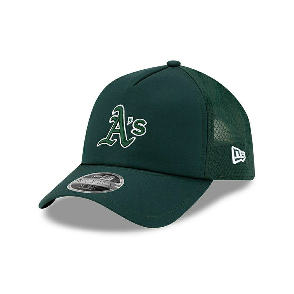 Athletics 2026 MLB Batting Practice 9FORTY APEX Trucker Cap Green - Taass Online