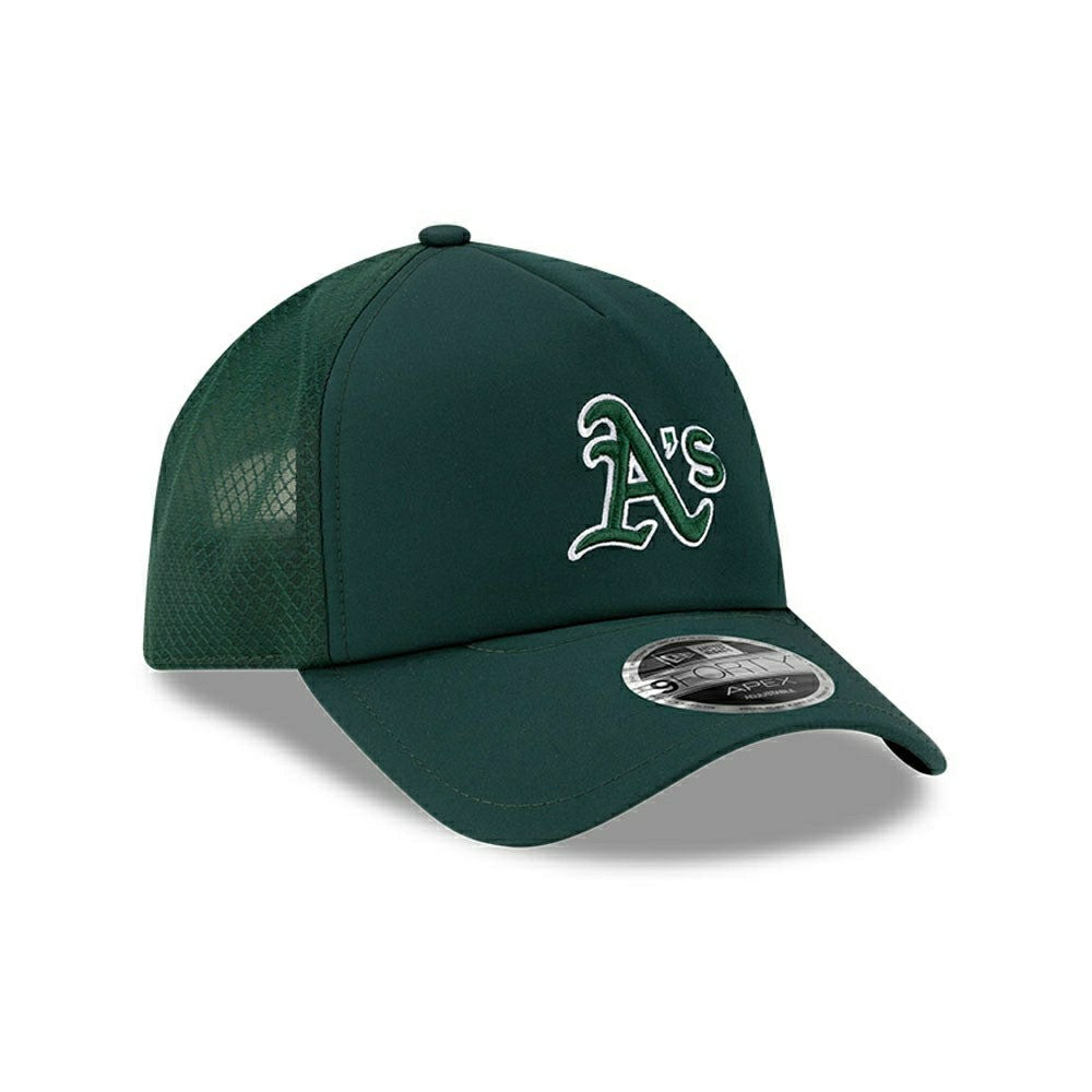 Athletics 2026 MLB Batting Practice 9FORTY APEX Trucker Cap Green - Taass Online