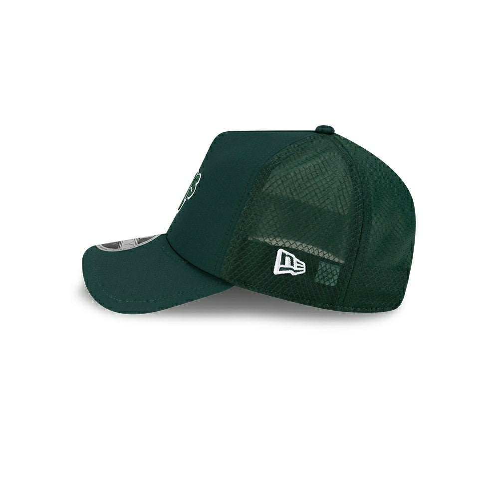Athletics 2026 MLB Batting Practice 9FORTY APEX Trucker Cap Green - Taass Online